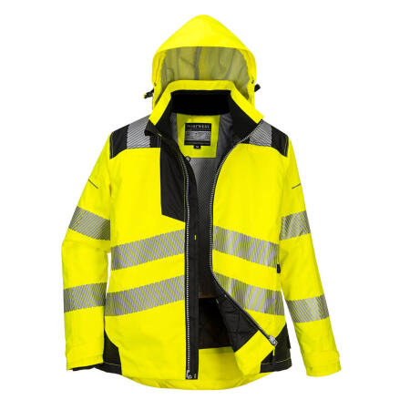 PW382 PW3 Hi-Vis Women's Winter Jacket Yellow/Black
