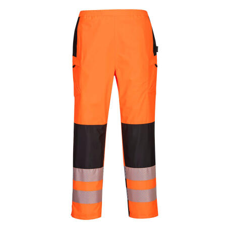 PW386 PW3 Hi-Vis Women's Rain Trousers Orange/Black
