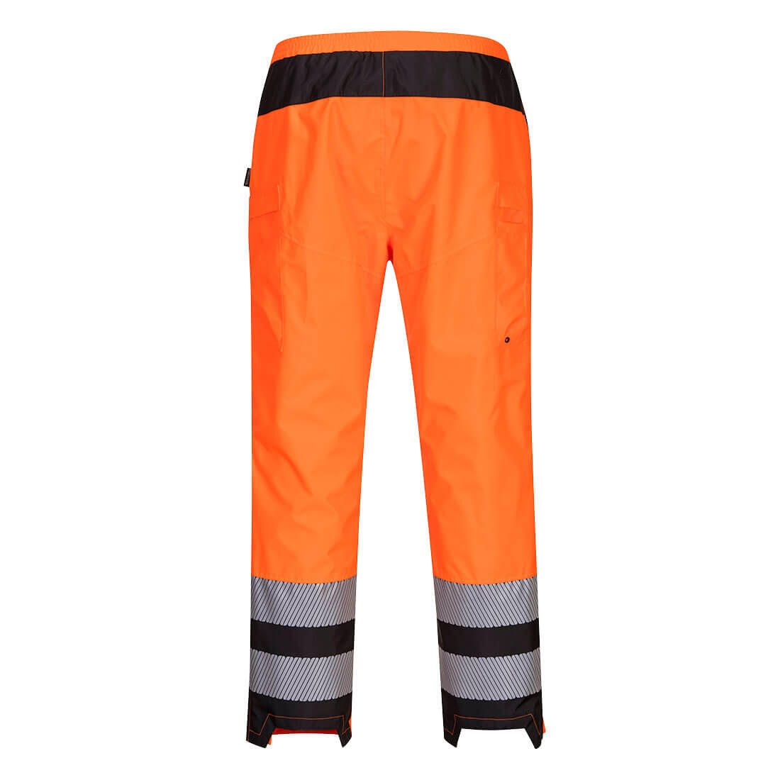 PW386 PW3 Hi-Vis Women's Rain Trousers Orange/Black - Image 2
