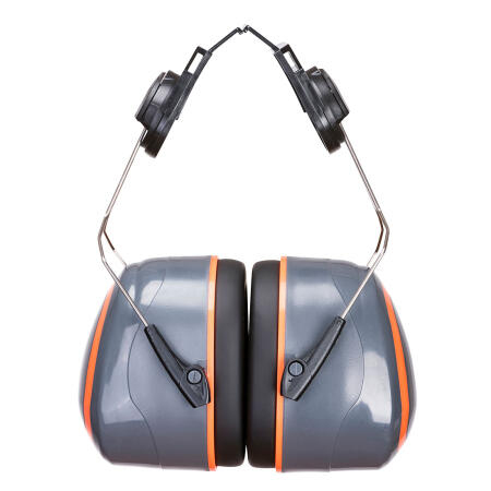 PW62 HV Extreme Ear Defenders High Clip-On Grey/Orange