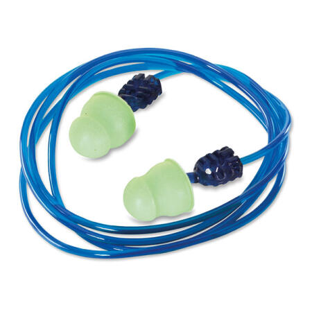 Beeswift Qed Snr36 Corded Foam Ear Plugs Green