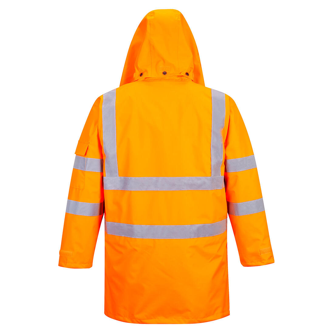 RT27 Hi-Vis Breathable 7-in-1 Traffic Jacket Orange - Image 2