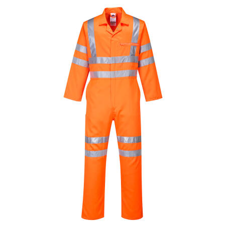 RT42 Hi-Vis Polycotton Service Coverall Orange