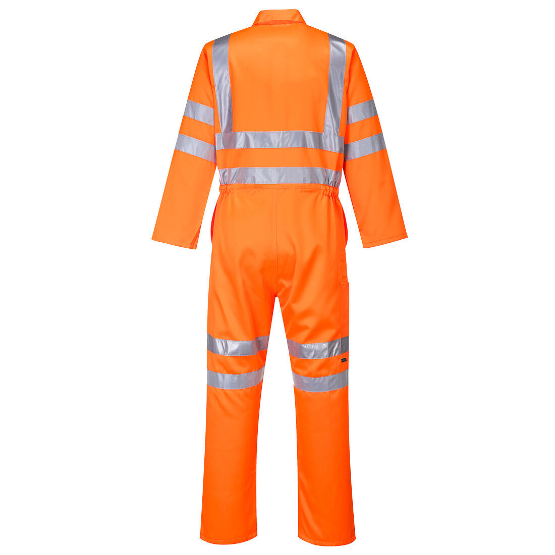 RT42 Hi-Vis Polycotton Service Coverall Orange - Image 2
