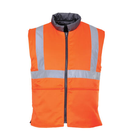 RT44 Hi-Vis Reversible Bodywarmer Orange
