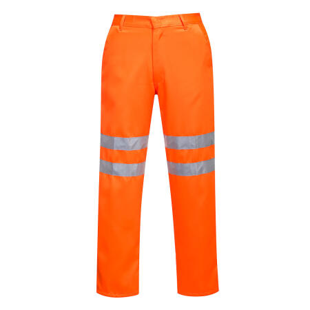 RT45 Hi-Vis Polycotton Service Trousers Orange Tall