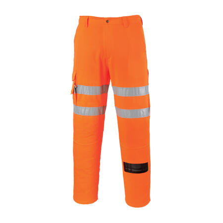 RT46 Hi-Vis Rail Work Trousers Orange