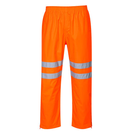 RT61 Hi-Vis Breathable Rain Trousers Orange
