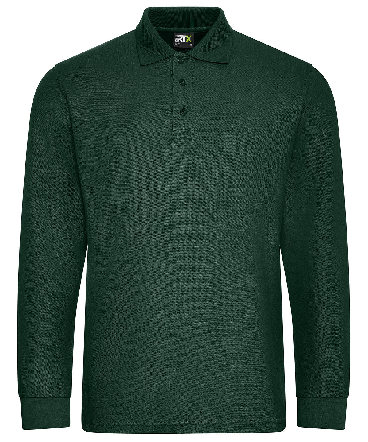 ProRTX RX102 Pro long sleeve polo Green