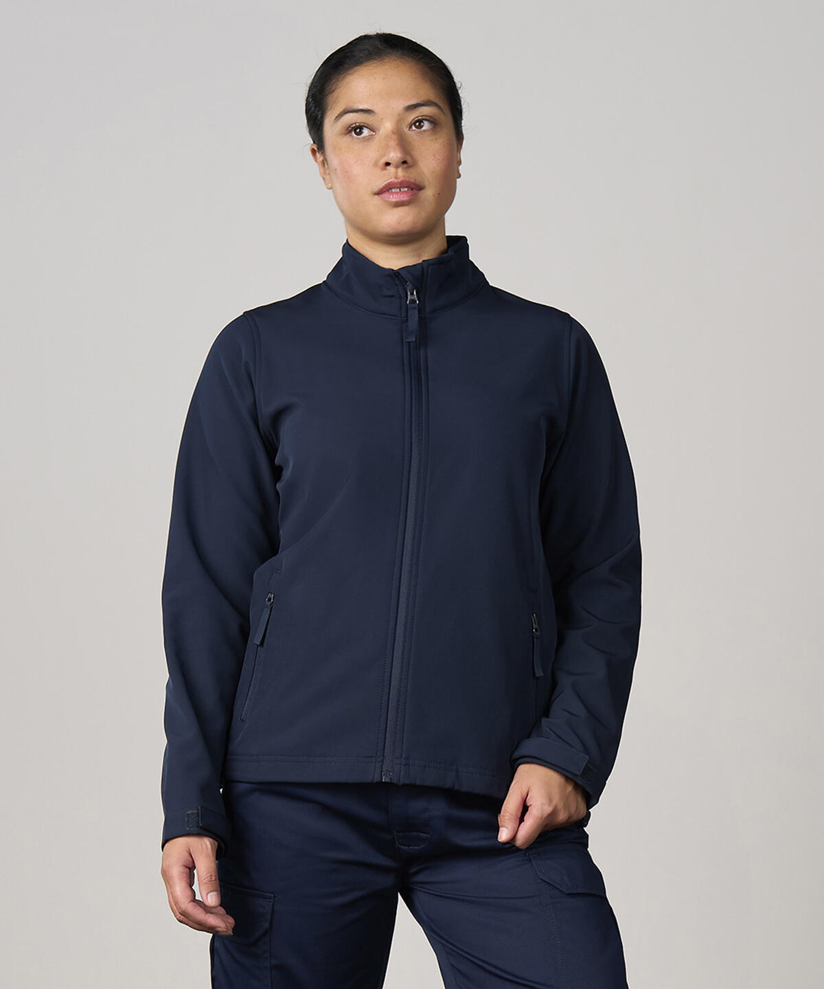 RX50F Women's Pro 2-layer softshell jacket Blue - Image 2
