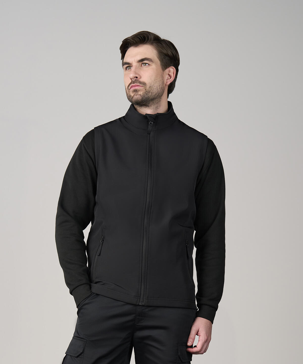 RX550 Pro 2-layer softshell gilet Grey - Image 2