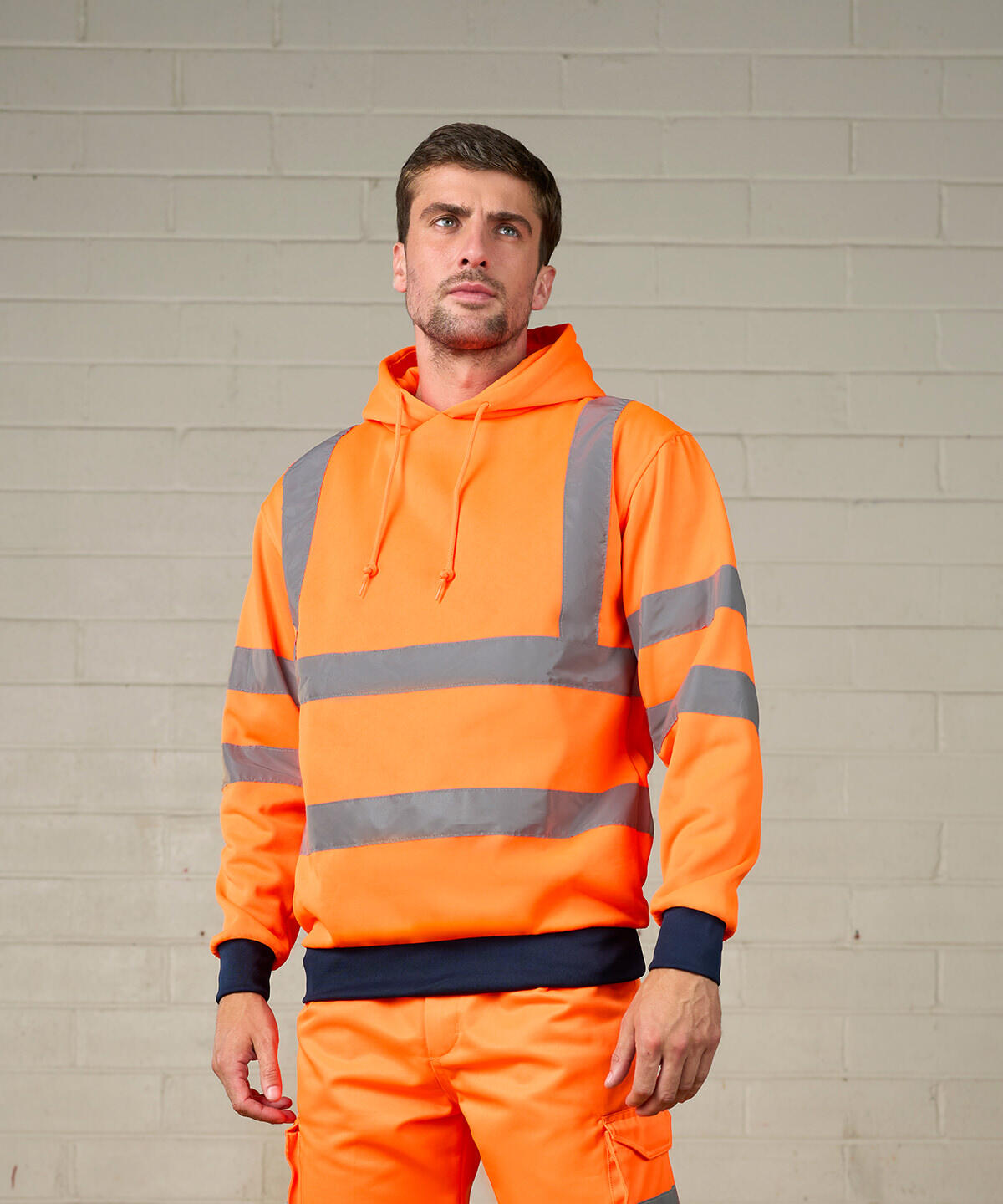 RX740 High visibility hoodie Orange - Image 2