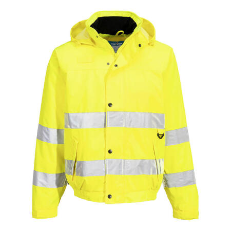 Portwest S161 Hi-Vis Rain Lite Bomber Jacket  Yellow