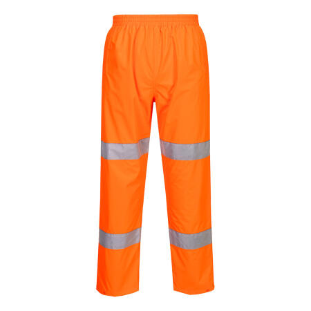 S165 Hi-Vis Lightweight Packable Trousers Orange
