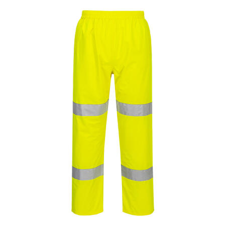 S165 Hi-Vis Lightweight Packable Trousers Yellow