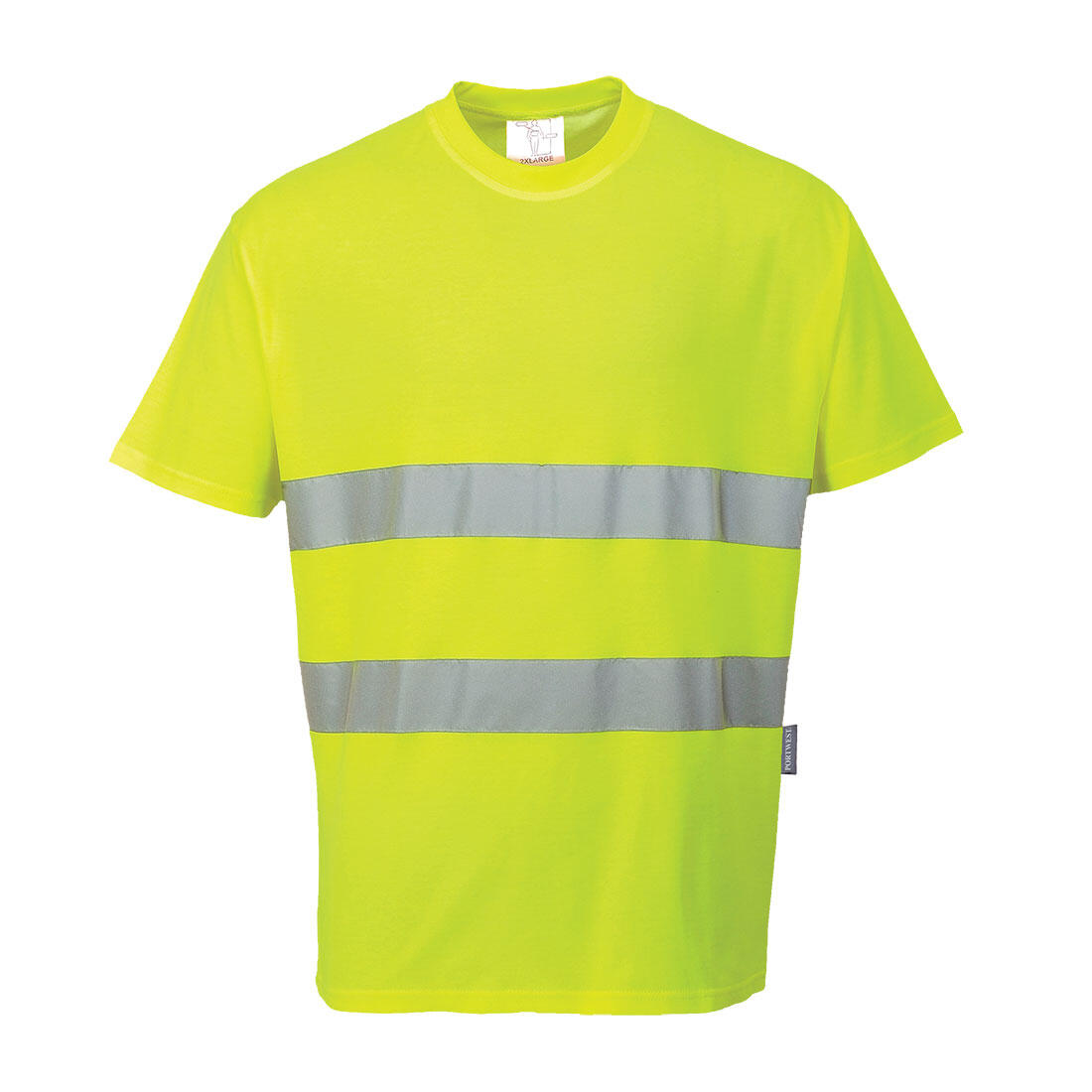 S172 Hi-Vis Cotton Comfort T-Shirt S/S Yellow