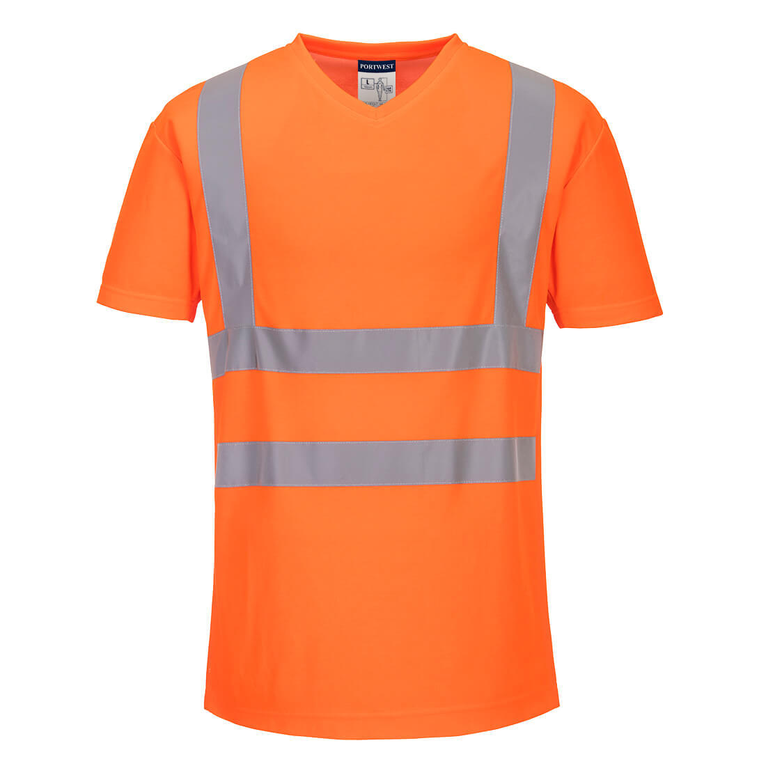 S179 Hi-Vis Cotton Comfort Mesh Insert T-Shirt S/S Orange