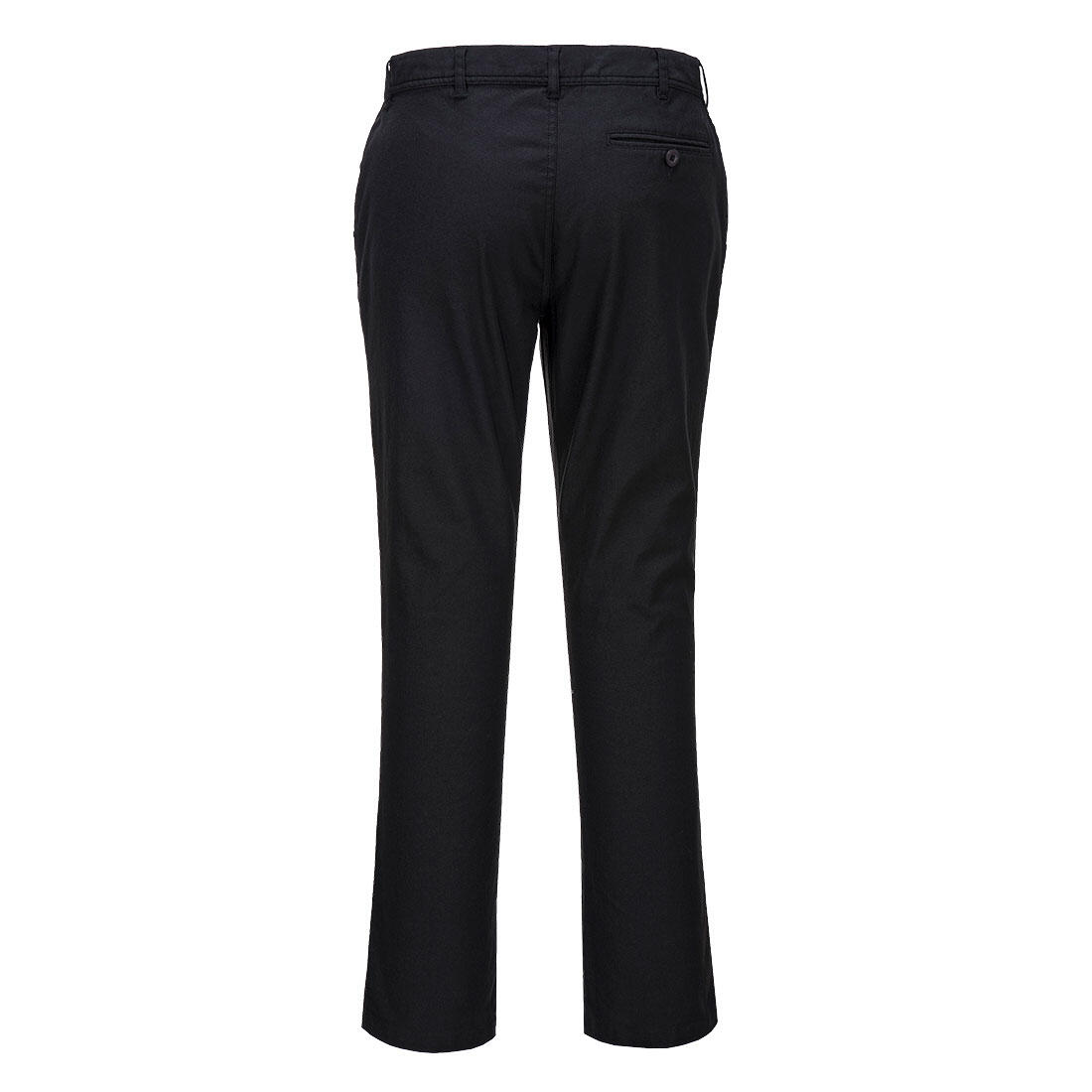 S232 Stretch Slim Chino Trousers Black - Image 2