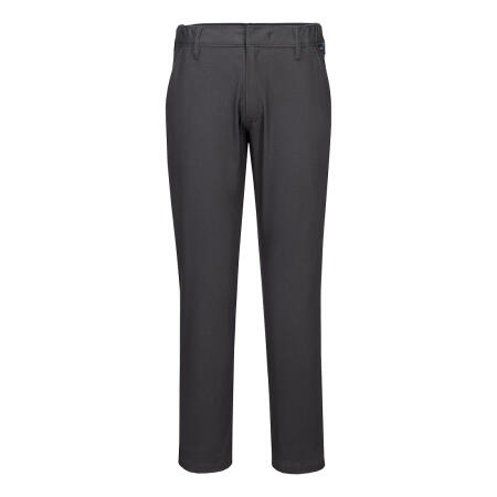S232 Stretch Slim Chino Trousers Metal Grey