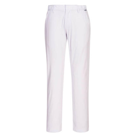 Portwest S232 Stretch Slim Chino Trousers White
