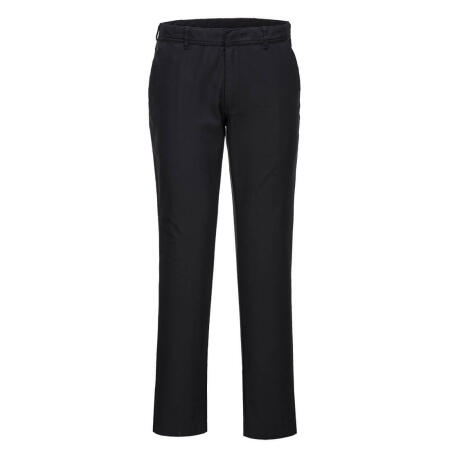S235 Women's Stretch Slim Chino Trousers Black