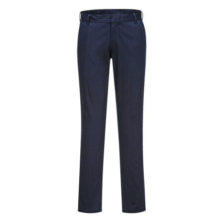 Portwest S235 Women's Stretch Slim Chino Trousers Dark Navy