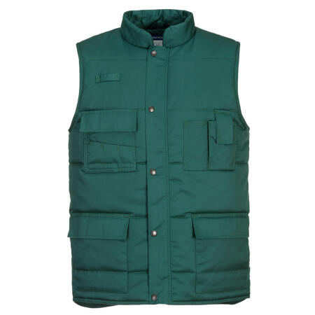 S414 Shetland Bodywarmer Bottle Green