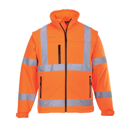 S428 Hi-Vis 2-in-1 Softshell (3L) Orange