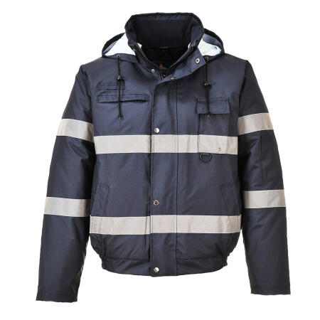 S434 Iona Winter Bomber Jacket Navy