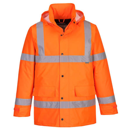 S460 Hi-Vis Winter Traffic Jacket  Orange