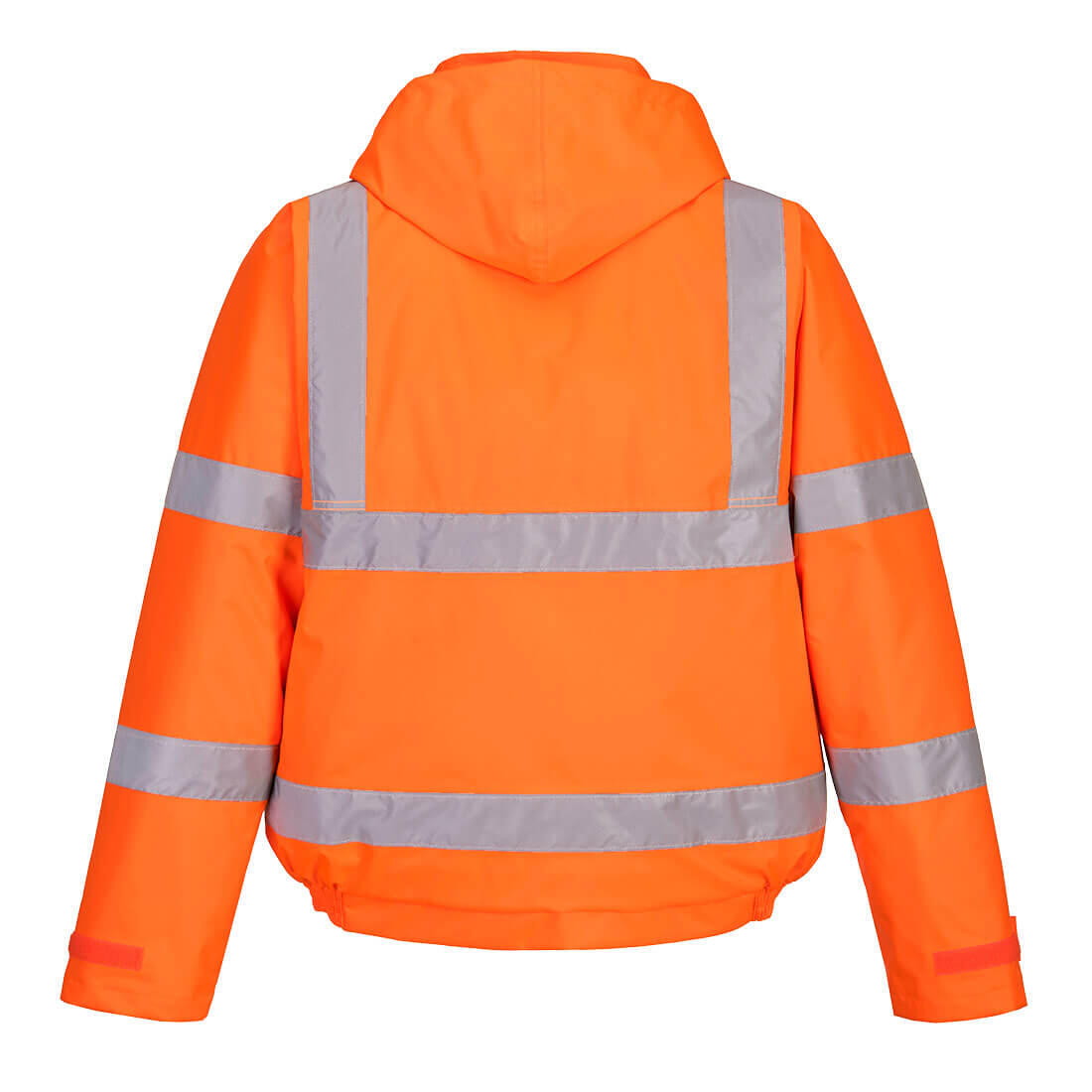 S463 Hi-Vis Winter Bomber Jacket Orange - Image 2