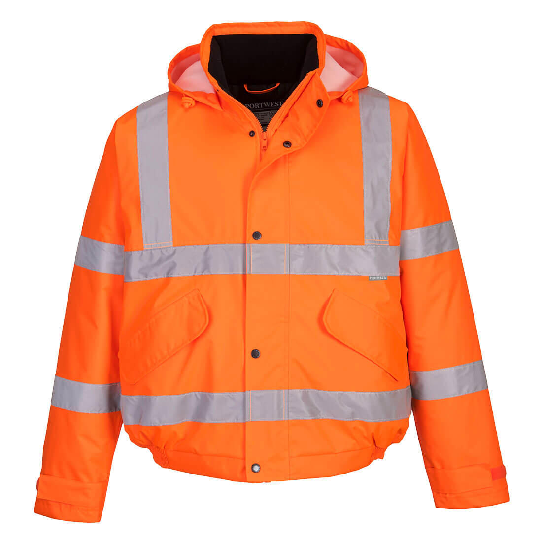 S463 Hi-Vis Winter Bomber Jacket Orange