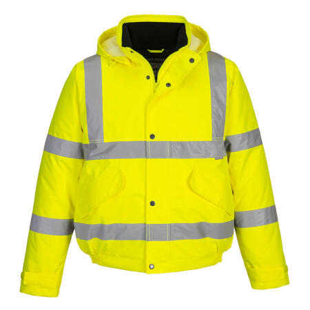 S463 Hi-Vis Winter Bomber Jacket Yellow