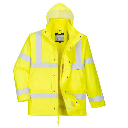 S468 Hi-Vis 4-in-1 Traffic Jacket Yellow