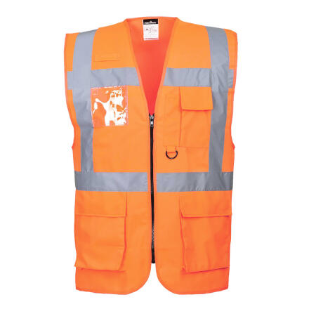 S476 Berlin Hi-Vis Executive Vest Orange
