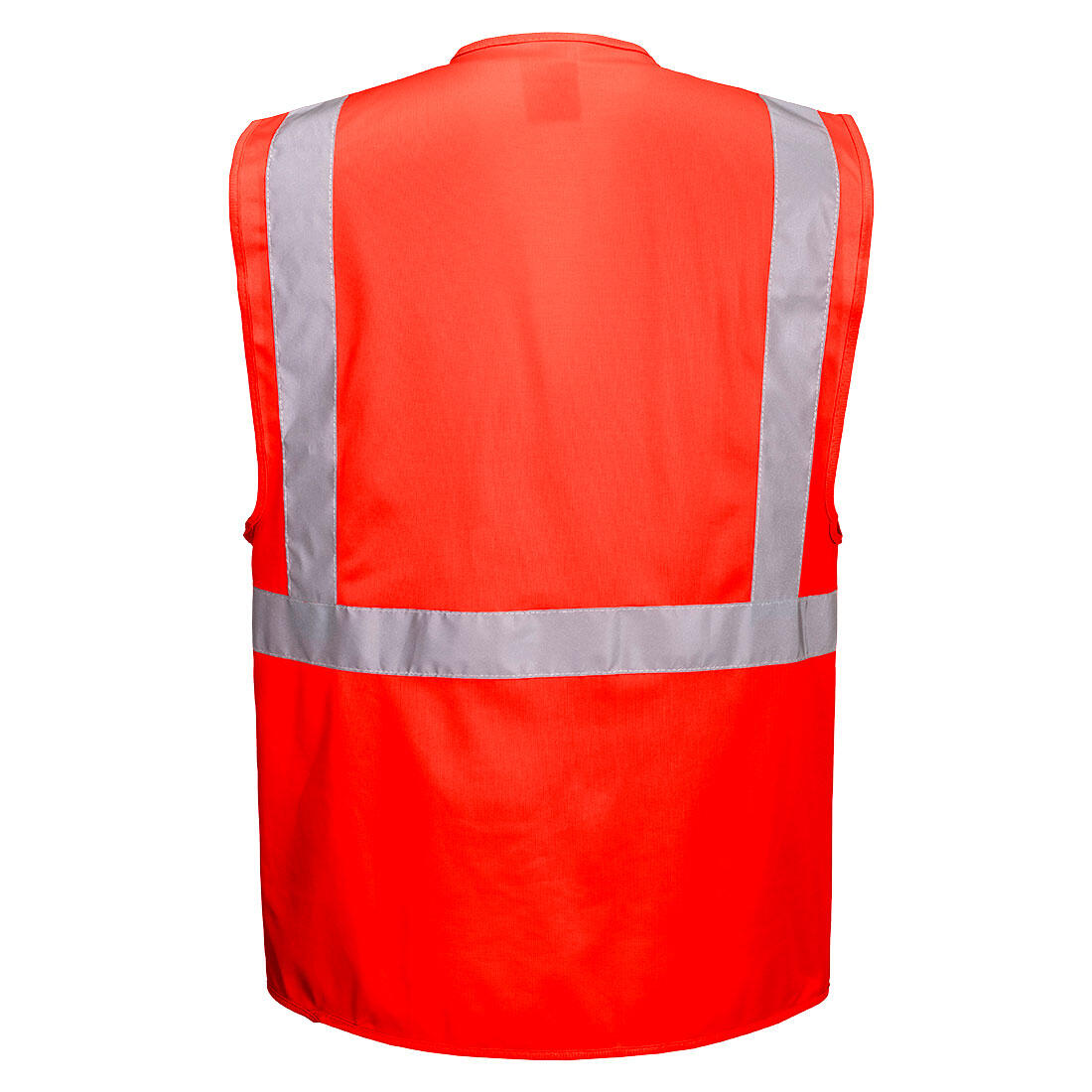 S476 Berlin Hi-Vis Executive Vest Red - Image 2