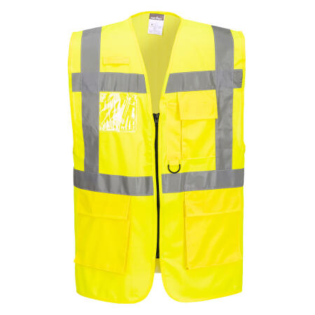 S476 Berlin Hi-Vis Executive Vest  Yellow