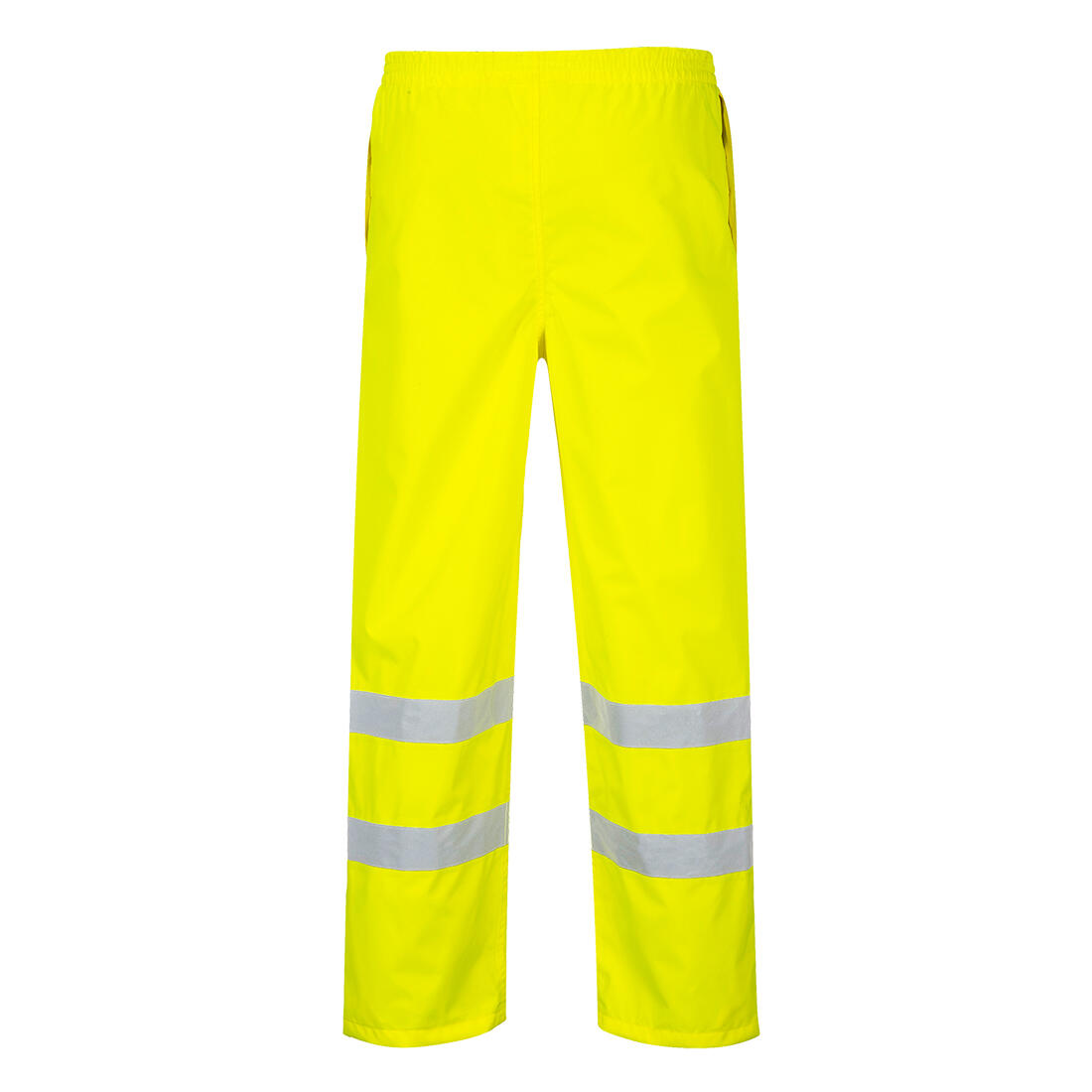 S487 Hi-Vis Breathable Rain Trousers Yellow - Image 2