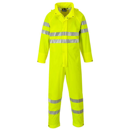 S495 Sealtex Ultra Hi-Vis Rain Coverall Yellow