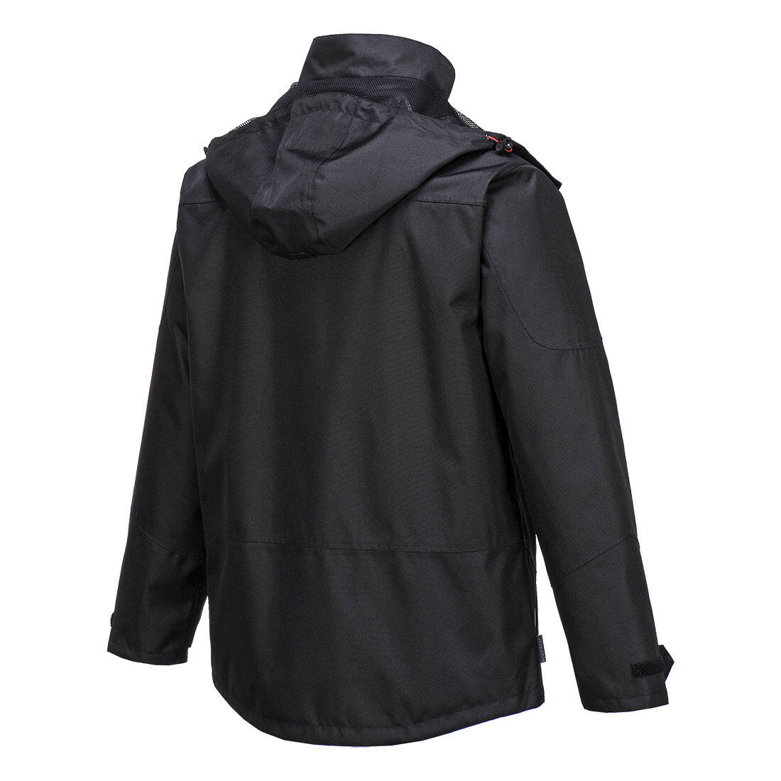 S555 Outcoach Rain Jacket Black - Image 2