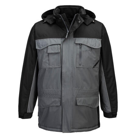 S562 Ripstop Winter Jacket  Black/Grey