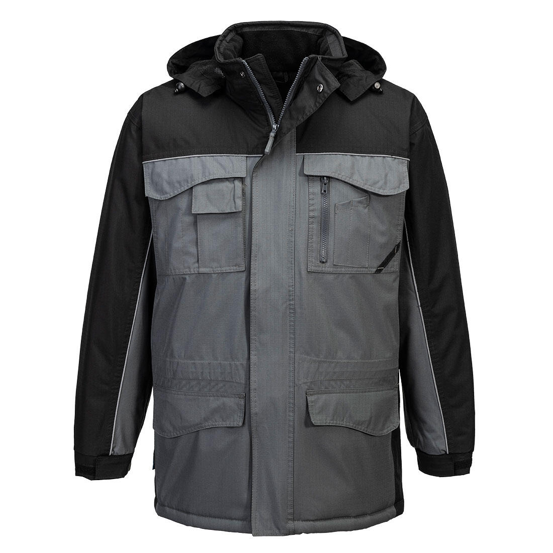 S562 Ripstop Winter Jacket Black/Grey