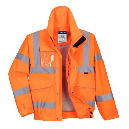 Portwest S591 Hi-Vis Extreme Rain Bomber Jacket  Orange