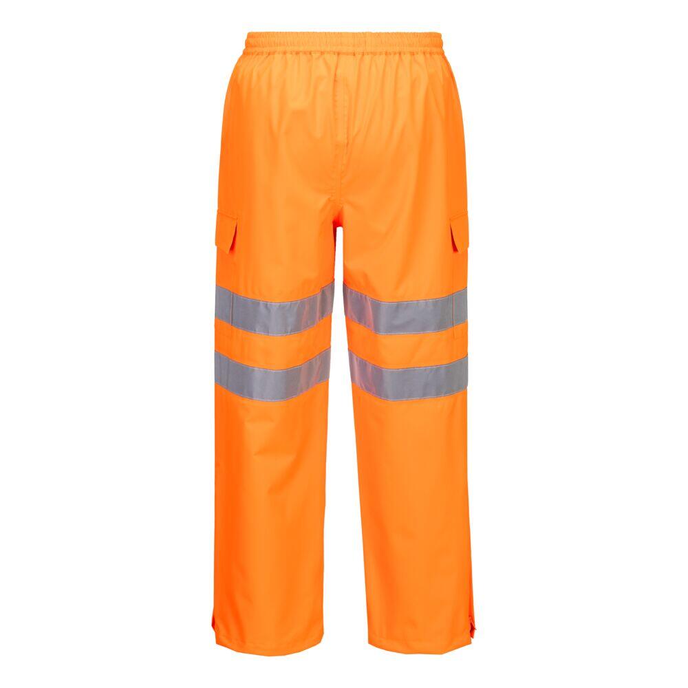 S595 Hi-Vis Extreme Rain Trousers (3L) Orange - Image 2
