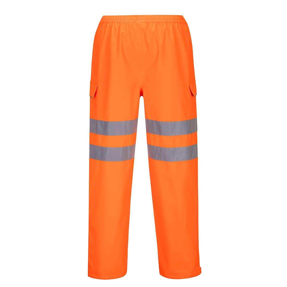 S597 Hi-Vis Extreme Rain Trousers Orange - Image 2