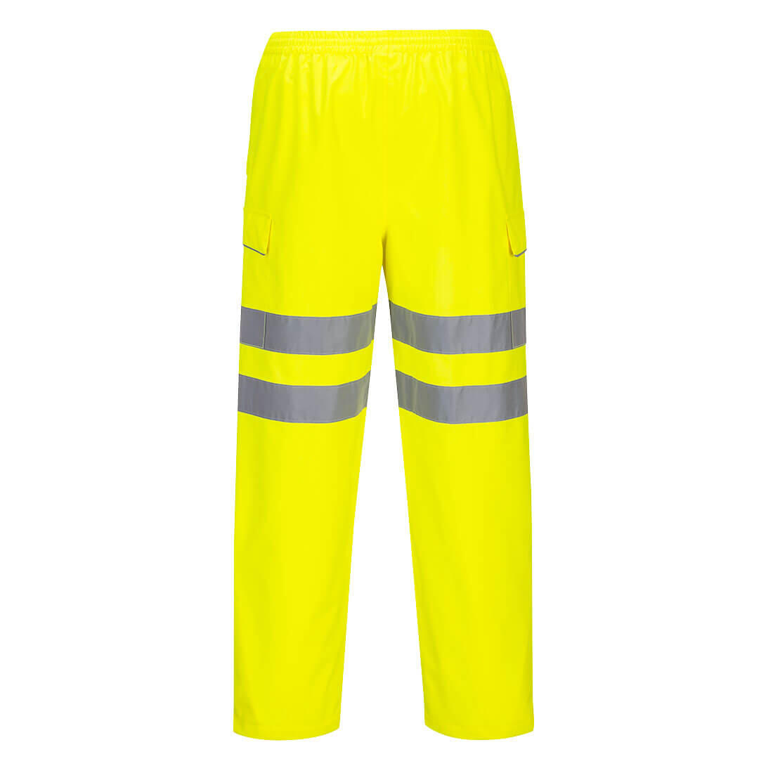 S597 Hi-Vis Extreme Rain Trousers Yellow - Image 2