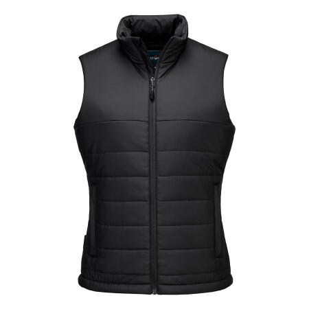 S607 Professional Women's Insulated Baffle Gilet Black