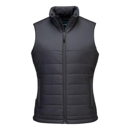 S607 Professional Women's Insulated Baffle Gilet Metal Grey