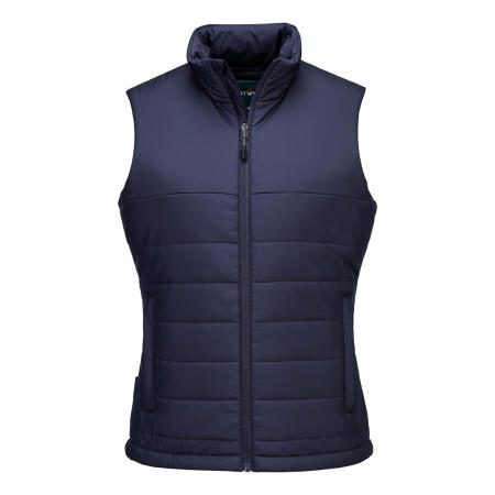S607 Professional Women's Insulated Baffle Gilet Navy
