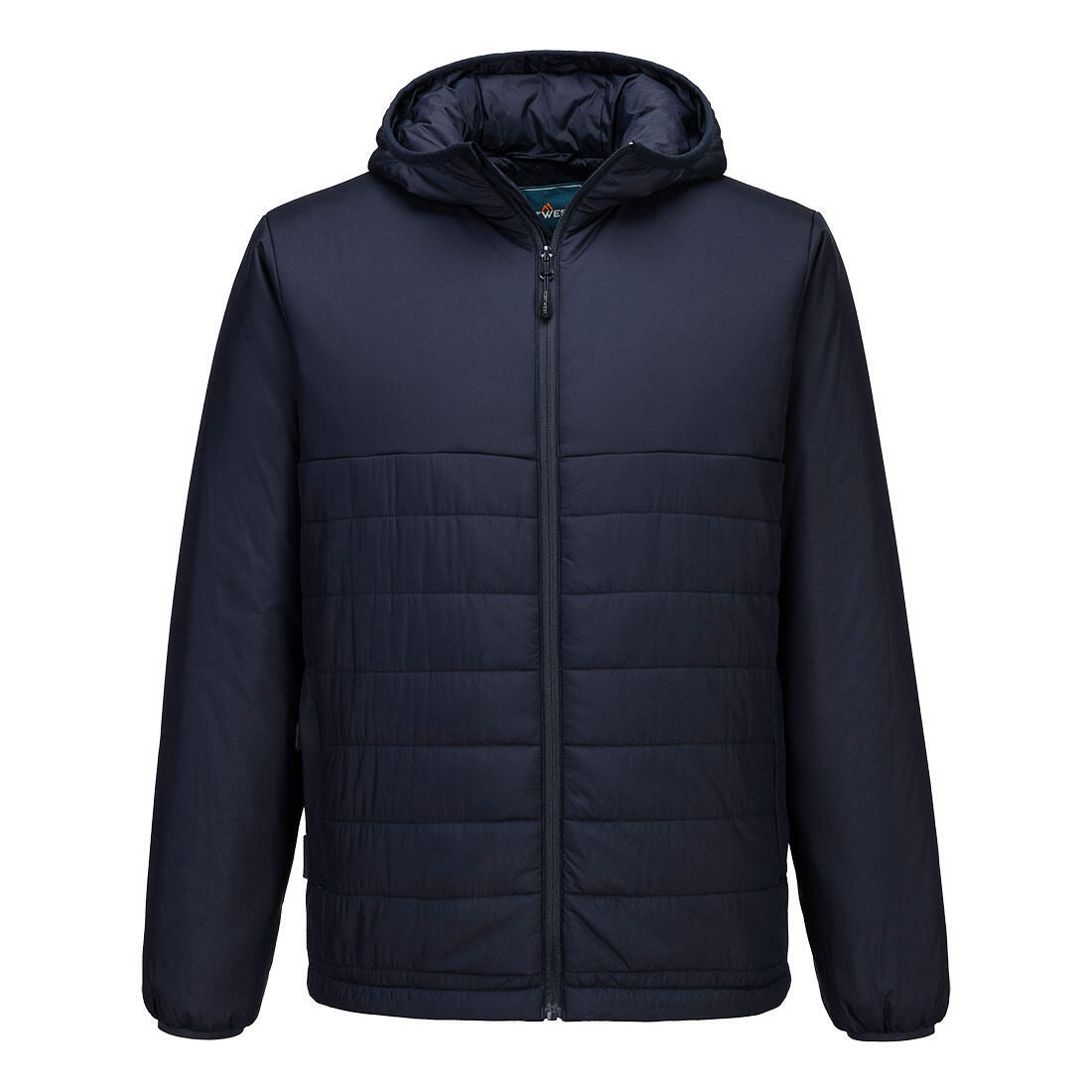 S608 Professional Hooded Insulated Baffle Jacket Navy